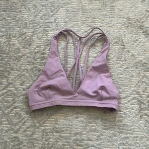 Pink lulu lemon sports bra